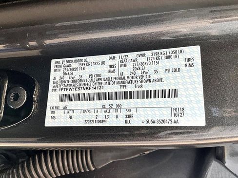 Used 2022 Ford F150 XLT w/ Equipment Group 302A High image 8