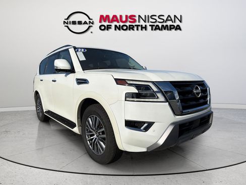 Certified 2023 Nissan Armada SL w/ Captain's Chairs Package AWD/4WD image 1