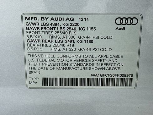 Used 2015 Audi Q3 2.0T Prestige w/ Prestige Package AWD/4WD image 33