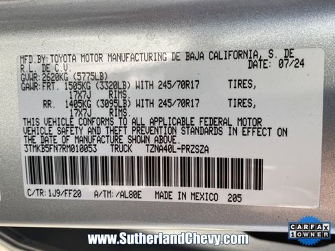 Used 2024 Toyota Tacoma 2WD Double Cab image 38