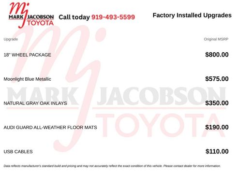 Used 2018 Audi A4 2.0T Ultra Premium w/ 18" Wheel Package FWD image 11
