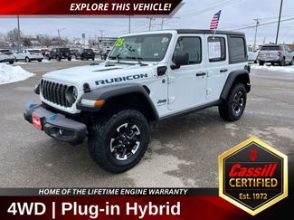 Used 2025 Jeep Wrangler Unlimited Rubicon 4xe w/ Safety Group 360° Tour