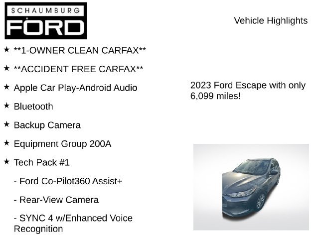 Used 2023 Ford Escape Active w/ Tech Pack #1 AWD/4WD image 7