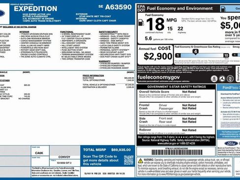 New 2025 Ford Expedition Active image 2