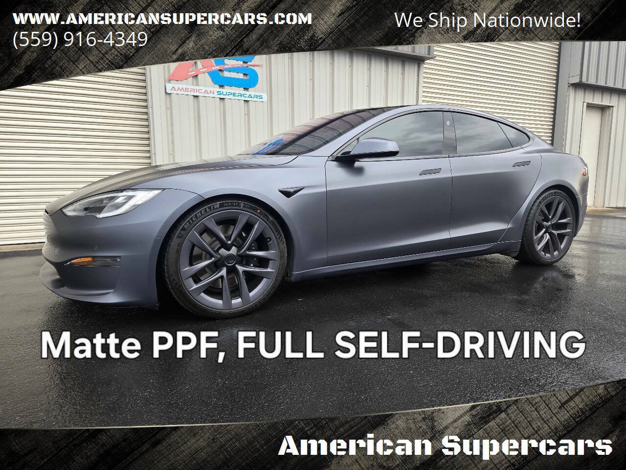 Used 2021 Tesla Model S Long Range AWD/4WD image 1