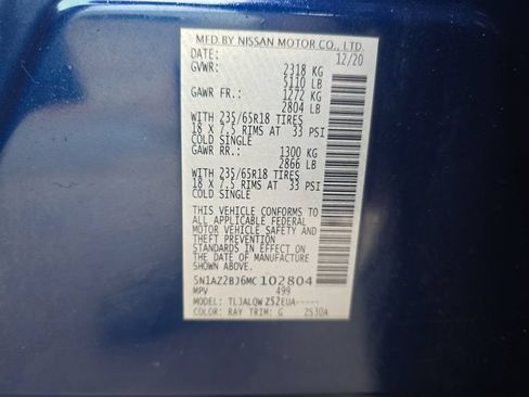 Used 2021 Nissan Murano SV FWD image 34