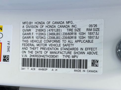 New 2026 Honda CR-V EX image 25