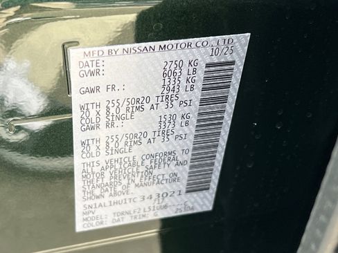 New 2026 INFINITI QX60 Autograph w/ Dark Cargo Package image 33