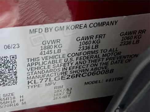 Used 2024 Chevrolet Trax RS w/ Driver Confidence Package image 27