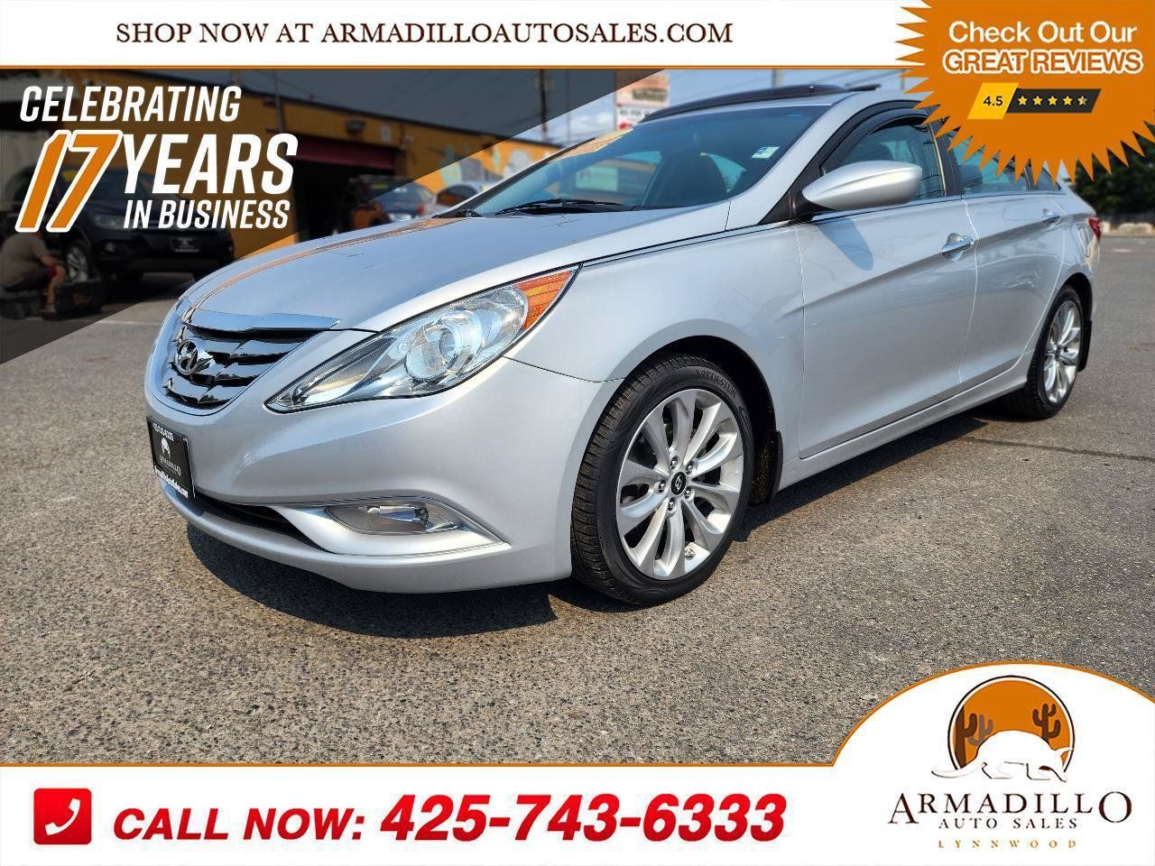 Used 2011 Hyundai Sonata SE w/ Navigation & Sunroof Pkg 4 FWD image 1