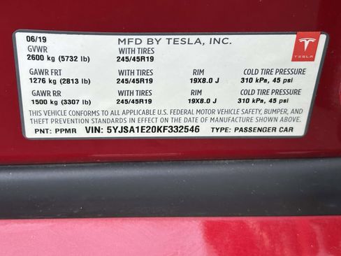 Used 2019 Tesla Model S 75D AWD/4WD image 29