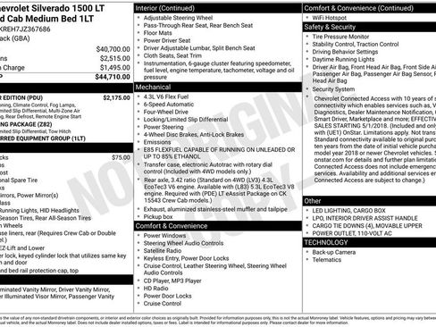 Used 2018 Chevrolet Silverado 1500 LT w/ All Star Edition image 4