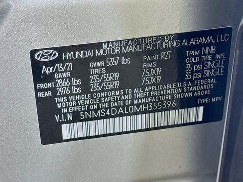 Used 2021 Hyundai Santa Fe Limited AWD/4WD image 17