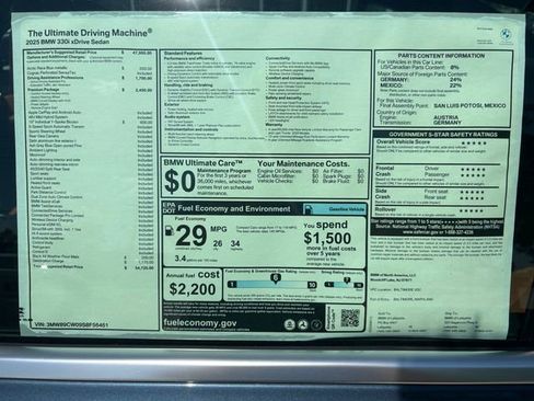 Used 2025 BMW 330i xDrive Sedan w/ Premium Package image 35