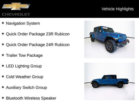 Used 2023 Jeep Gladiator Rubicon w/ LED Lighting Group image 5