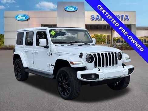 Used 2021 Jeep Wrangler Unlimited Sahara AWD/4WD image 1