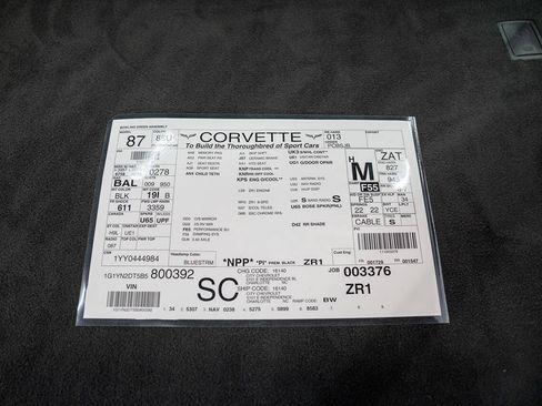 Used 2011 Chevrolet Corvette ZR1 w/ Preferred Equipment Group RWD image 74