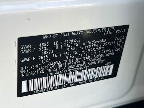 Used 2016 Subaru Outback 2.5i Limited AWD/4WD image 36