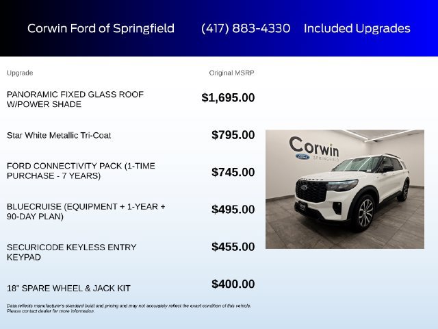 Certified 2026 Ford Explorer ST-Line AWD/4WD image 6