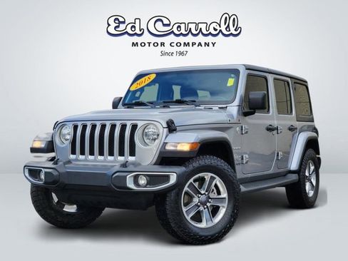 Used 2018 Jeep Wrangler Unlimited Sahara w/ Safety Group AWD/4WD image 1