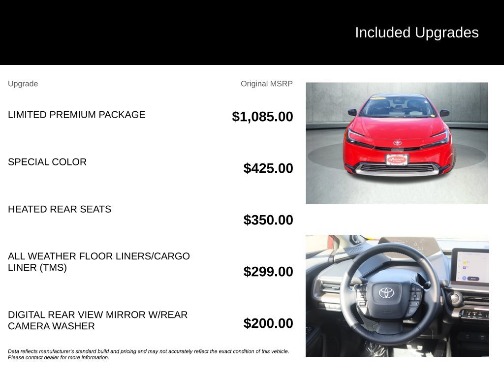 Used 2023 Toyota Prius Limited w/ Limited Premium Package AWD/4WD image 39