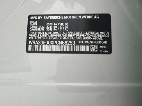 Used 2023 BMW 760i xDrive w/ Parking Assistance Package AWD/4WD image 9