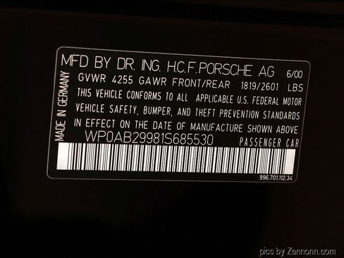 Used 2001 Porsche 911 Turbo image 77