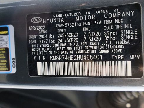 Used 2022 Hyundai Palisade Calligraphy image 40