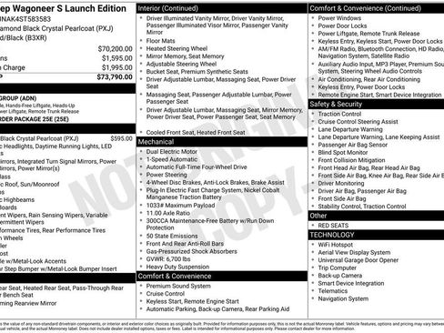 Used 2025 Jeep Wagoneer S Launch Edition image 86