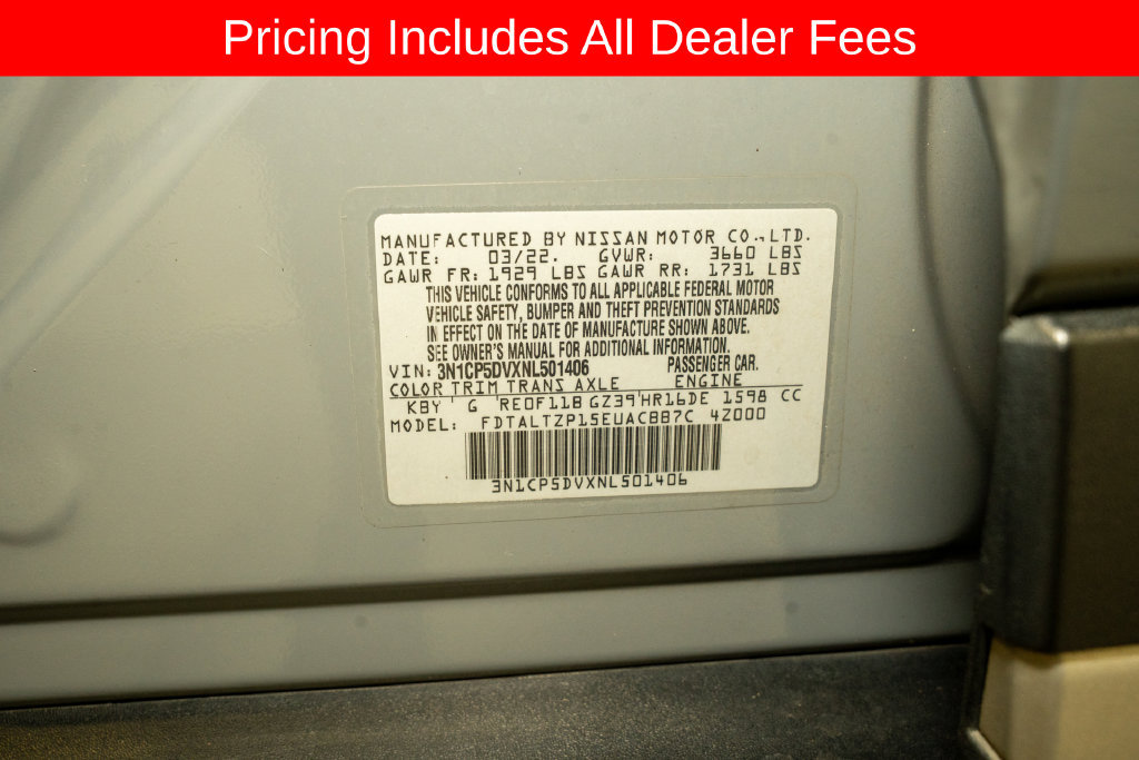 Used 2022 Nissan Kicks SR w/ Premium Package FWD image 20