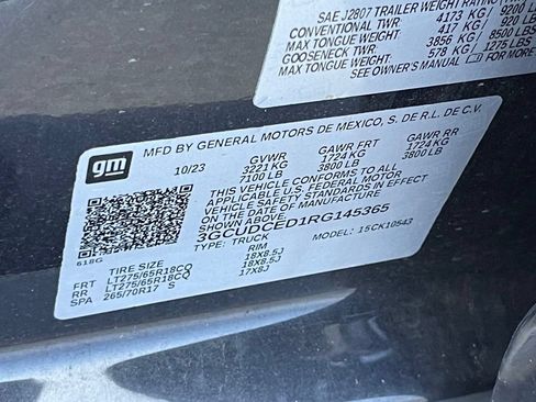 Used 2024 Chevrolet Silverado 1500 Custom Trail Boss AWD/4WD image 33