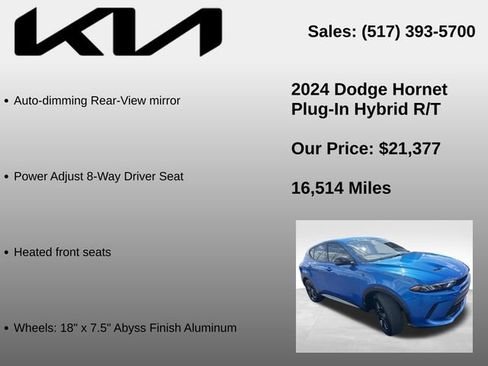 Used 2024 Dodge Hornet R/T w/ Tech Pack w/o Parking AWD/4WD image 20