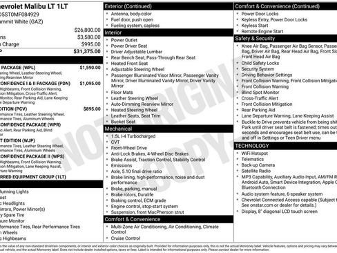 Certified 2021 Chevrolet Malibu LT w/ Leather Package FWD image 5