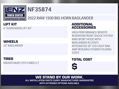 Used 2022 RAM 1500 Big Horn AWD/4WD image 2