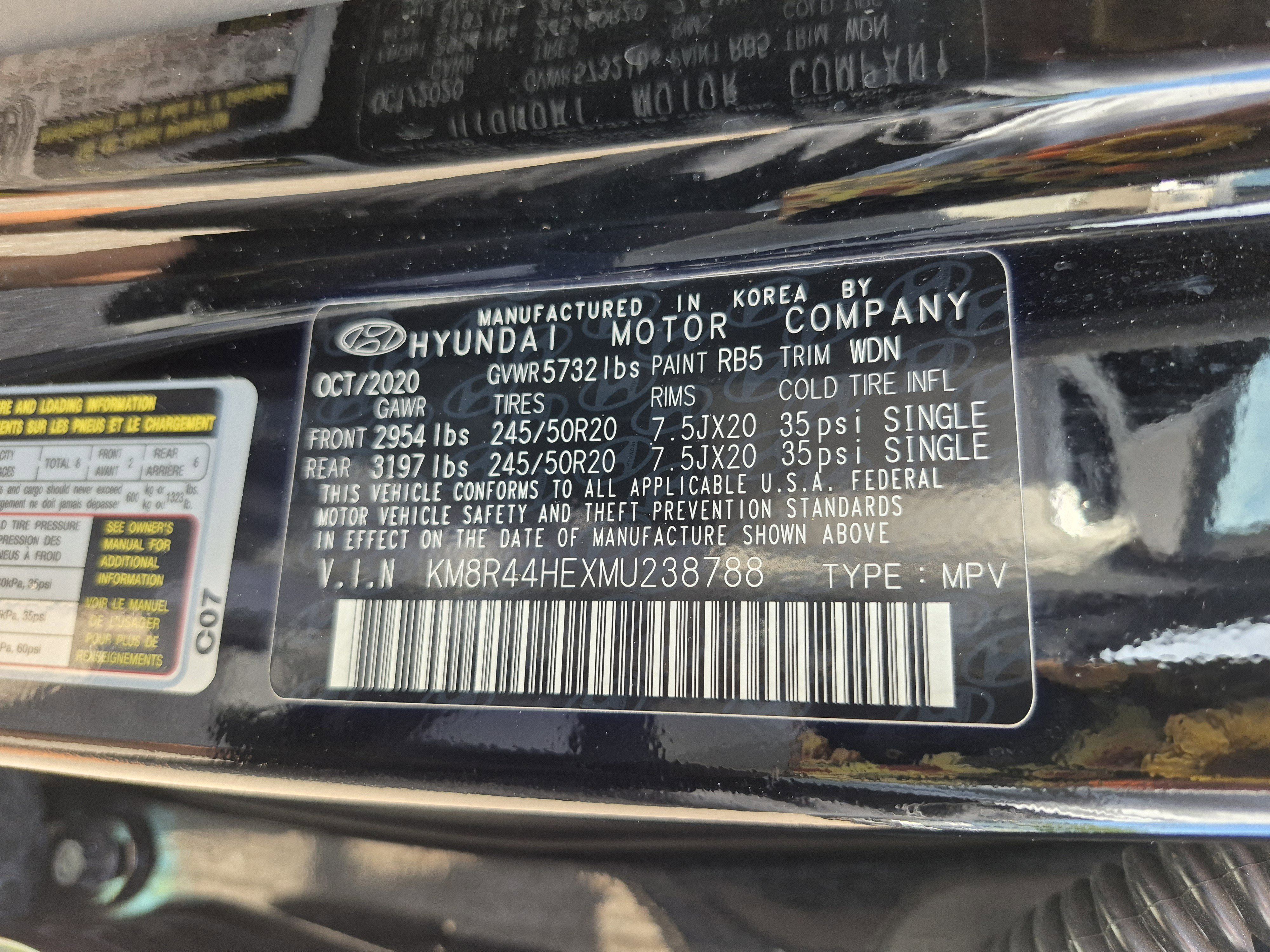 Certified 2021 Hyundai Palisade SEL FWD image 35