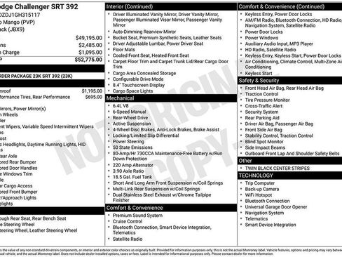 Used 2016 Dodge Challenger SRT image 3