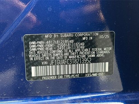 New 2026 Subaru Impreza 2.0i Sport image 24