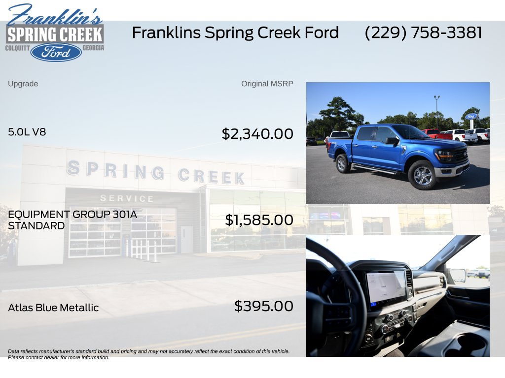 Used 2025 Ford F150 XLT w/ Equipment Group 301A Standard AWD/4WD image 5