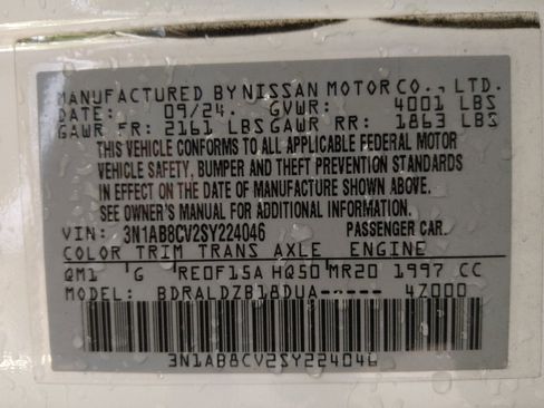 Used 2025 Nissan Sentra SV FWD image 33
