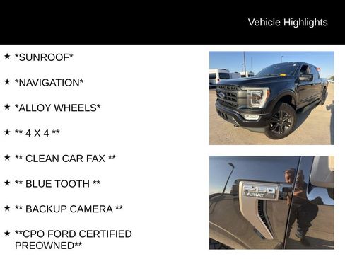 Used 2021 Ford F150 Lariat w/ Equipment Group 502A High AWD/4WD image 4