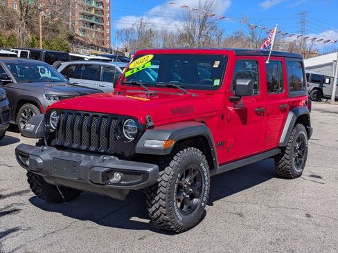 Used 2022 Jeep Wrangler Unlimited Willys image 1