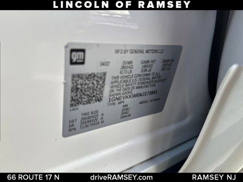 Used 2022 Chevrolet Traverse Premier w/ LPO, Floor Liner Package image 30