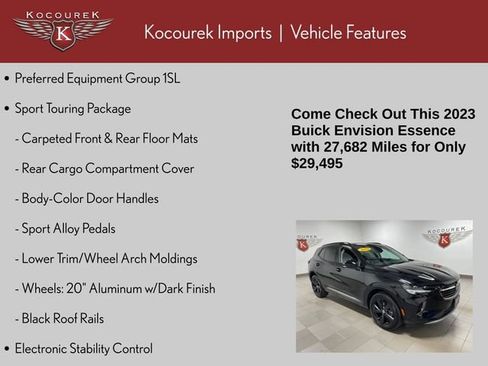 Used 2023 Buick Envision Essence w/ Sport Touring Package AWD/4WD image 4