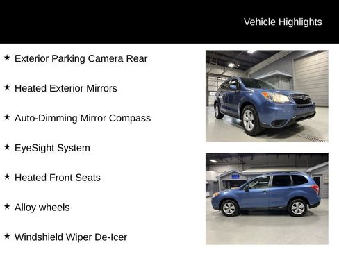 Used 2015 Subaru Forester 2.5i Premium AWD/4WD image 13