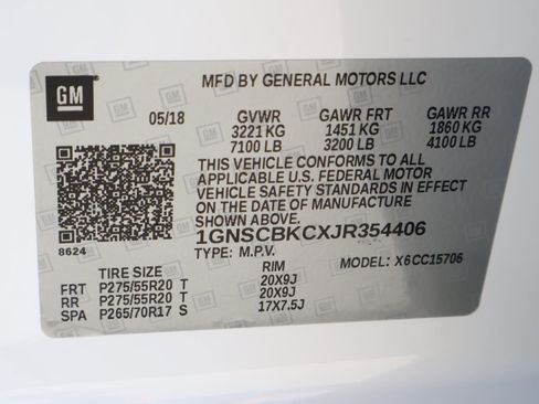 Used 2018 Chevrolet Tahoe LT w/ Texas Edition Package image 19