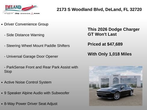 New 2026 Dodge Charger R/T w/ Driver Convenience Group AWD/4WD image 12