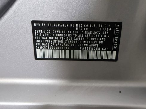 Used 2020 Volkswagen Jetta S w/ Driver Assistance Package image 42