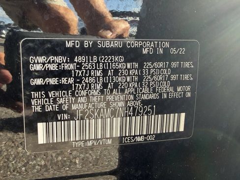 Used 2022 Subaru Forester Wilderness AWD/4WD image 9