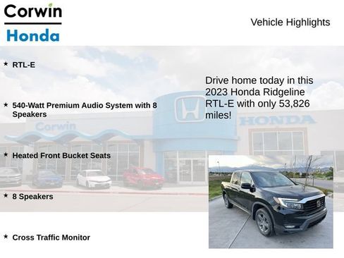 Used 2023 Honda Ridgeline RTL-E image 6