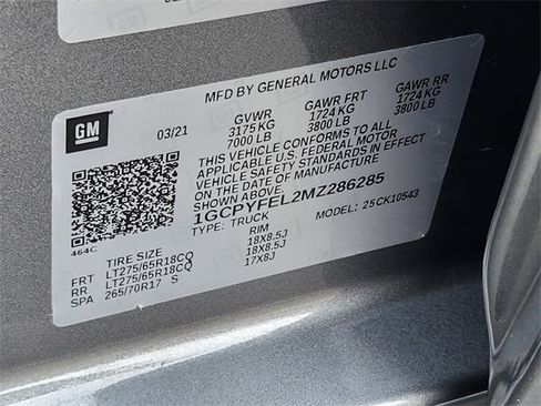 Used 2021 Chevrolet Silverado 1500 LT Trail Boss w/ Convenience Package II image 35